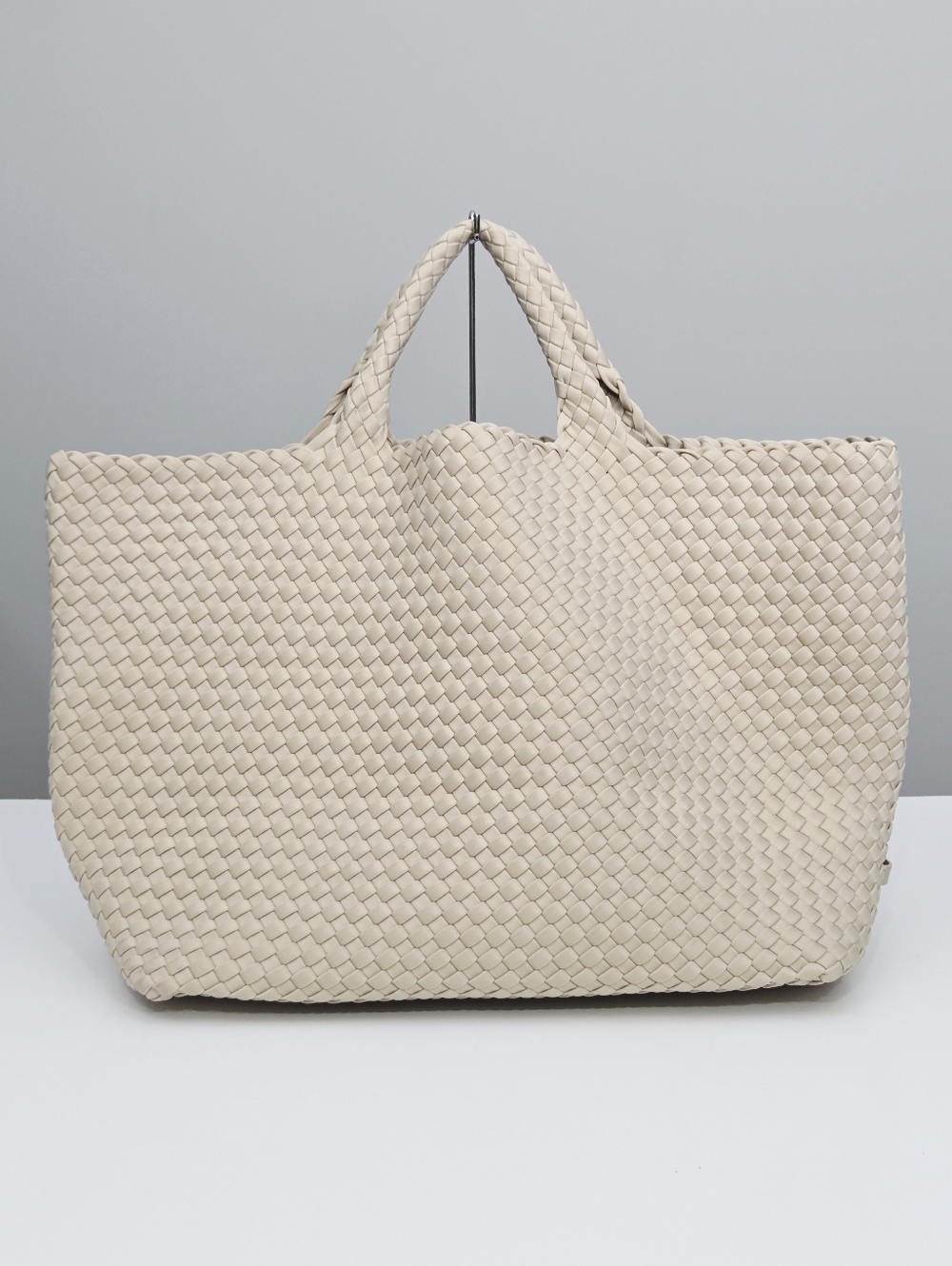 LIKE NEW NAGHEDI ST BARTHS LARGE TOTE BAG - ECRU - Picture 9 of 10